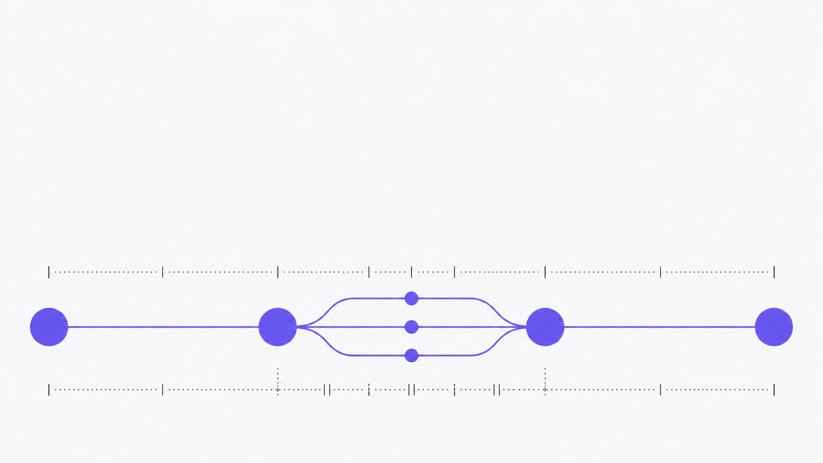 Editorial illustration of a GTM container routing GA4 tags and UTM parameters on an Astro + EmDash site.